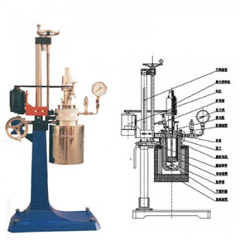 襯四氟內膽快開式反應釜 襯四氟內膽快開式反應釜